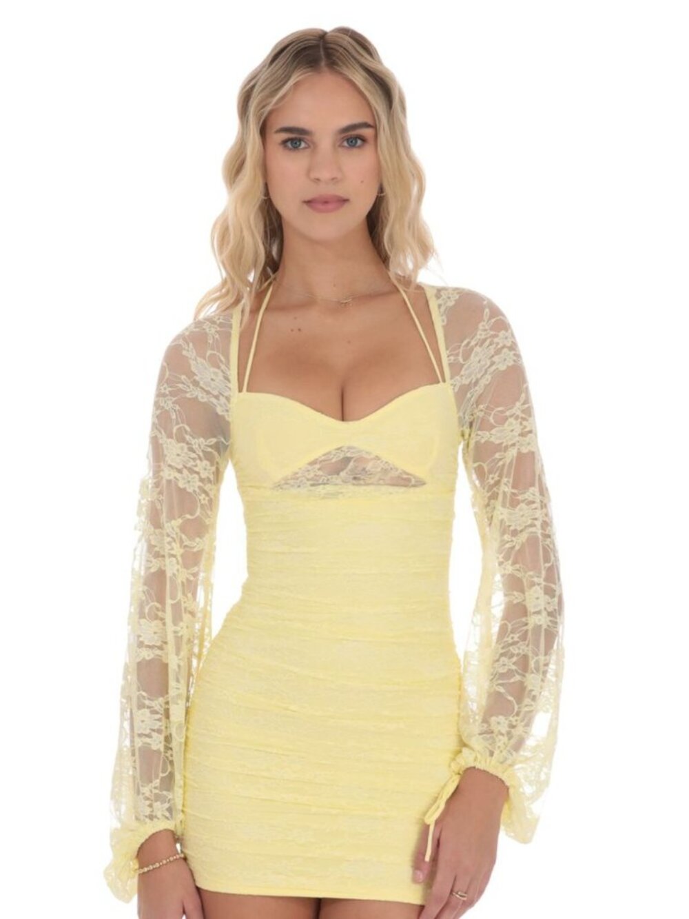 Lucy in the Sky yellow homecoming dress, NWT